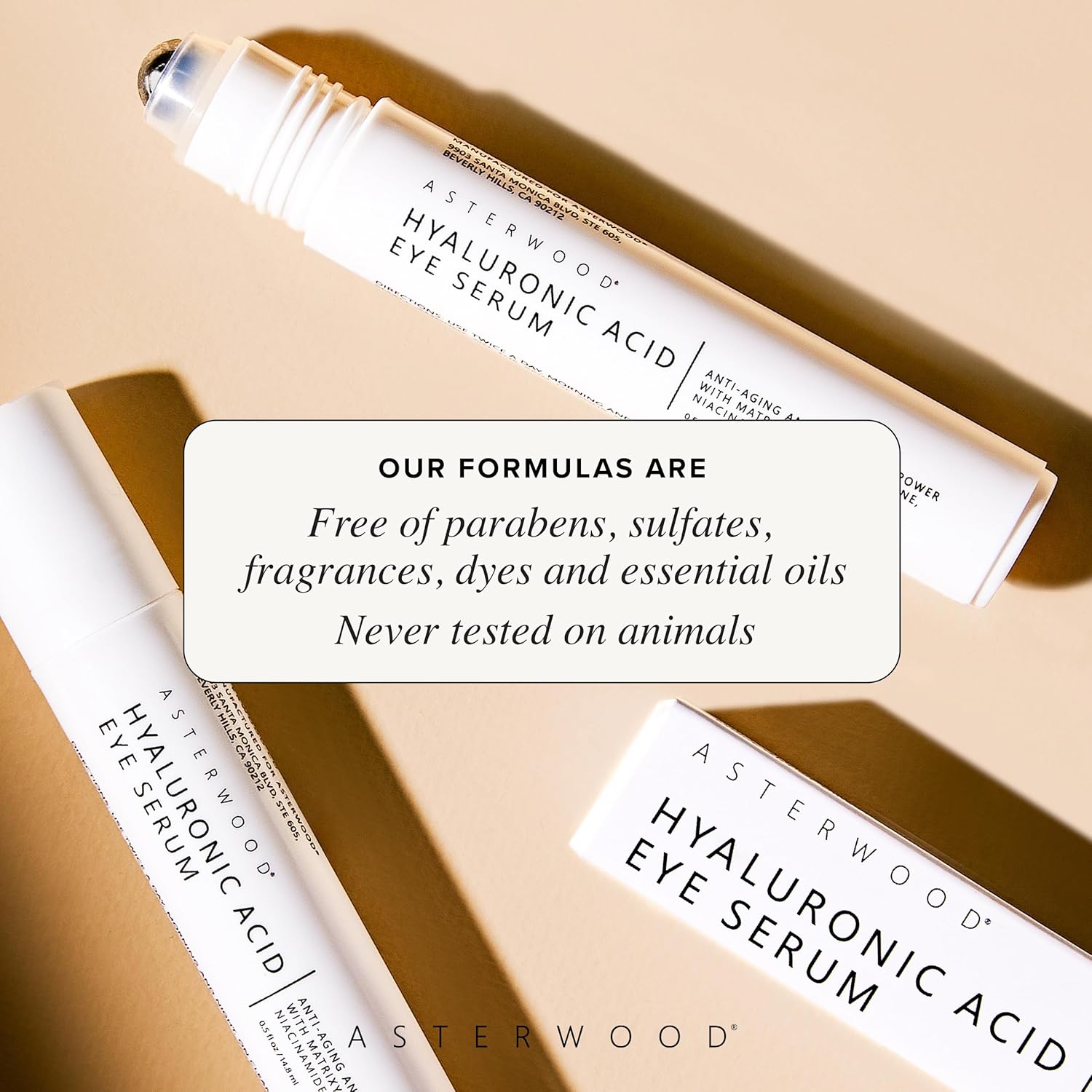 Asterwood Triple Repair Serum (2 oz) + Hyaluronic Acid Eye Serum