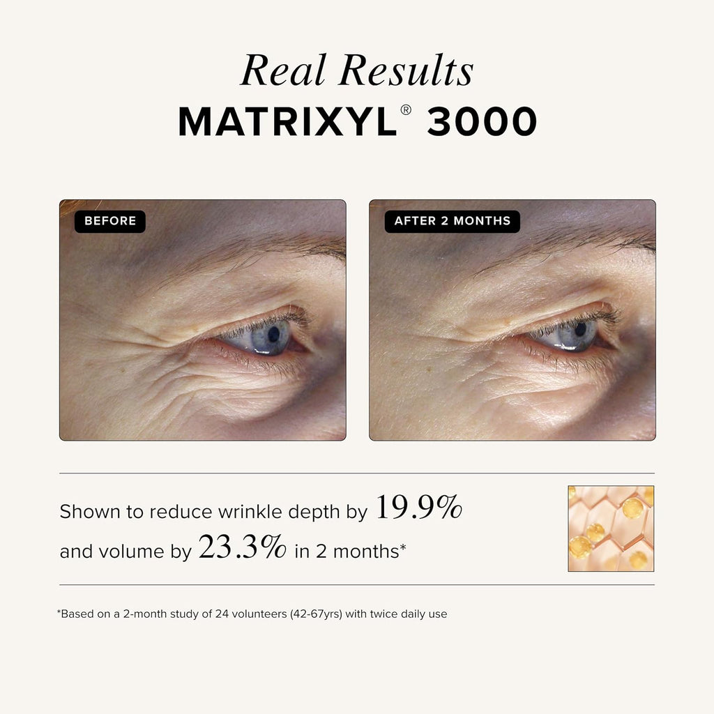 Asterwood Naturals Matrixyl 3000 Serum 1 oz + Barrier Boost Cleansing Gel 5.29 Fl Oz